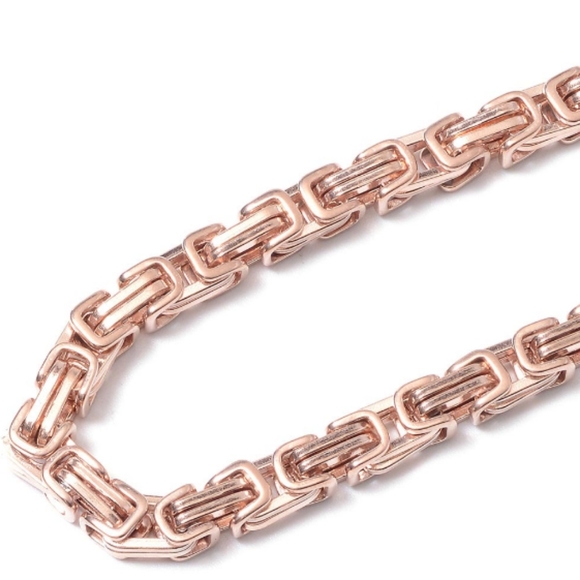 Borobudur Rose Gold Stainless Steel Jewelry Set - Picture 3 of 6